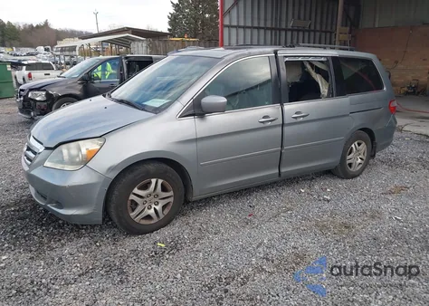 2007 Honda Odyssey Ex-L z USA, uszkodzony, nr VIN 5FNRL38627B074220